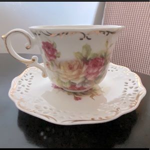 Vintage Tea Cup and Saucer
